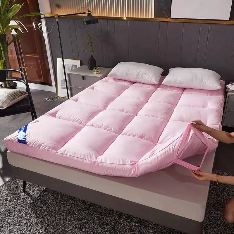 10cm Cotton Hotel soft mattress topper bed folding pad 床垫 - 图1