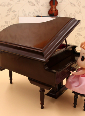 三角钢琴圣诞节礼物送男女生模型