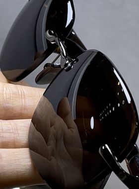 东海黑金刚眼镜纯水晶石头镜天然真品高档太阳镜原石高颜值防强光