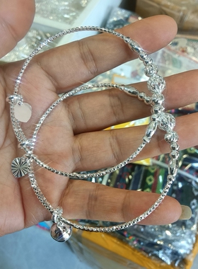 新款民族风苗银弥勒手饰品手串