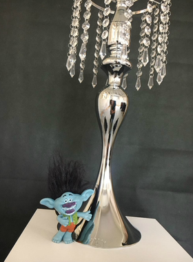 欧式风铁艺婚庆浪漫烛台居家摆件