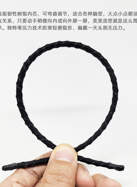 正马发箍防滑零压力仅8克黑色