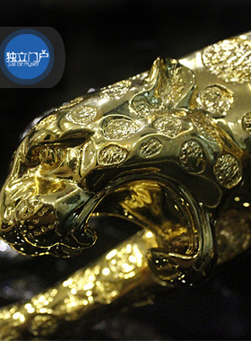 金钱豹高档开业乔迁风水装饰品