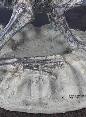 白垩纪窃蛋龙骨骼骨架雕塑摆件