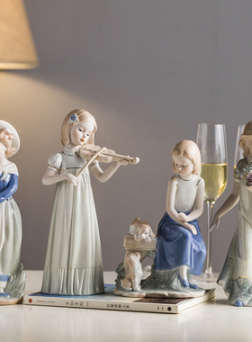 少女心陶瓷酒柜房间送新人摆件