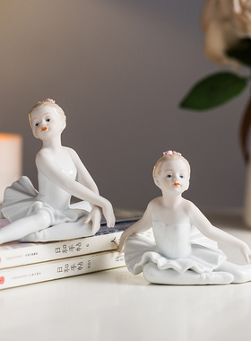 芭蕾舞者摆件少女卧室床头柜