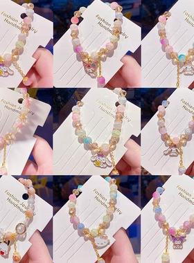 新款民族风新中式手链琉璃手串拿货卡通景区夜市摆摊义乌小商品