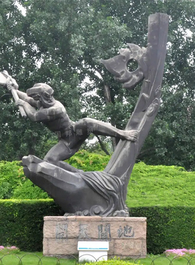 大型户外广场 商业街景观摆放铸铜 玻璃钢传统民俗小品人物雕塑