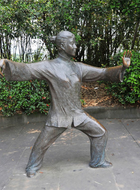 玻璃钢仿铜 铸铜系洗衣服女孩传统民俗文化小品劳动人物景观雕塑