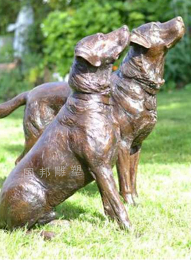 玻璃钢仿铜梅花鹿雕塑 铸铜麋鹿 母子小鹿动物摆放户外公园草地