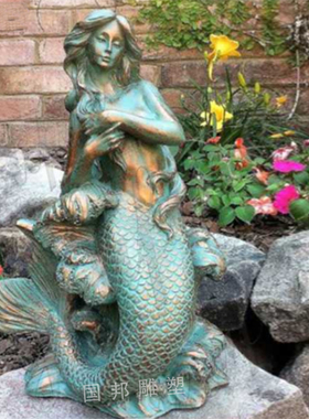 铸铜西方欧式少女女神人物雕塑户外景观摆放仿铜母子人物雕像定做