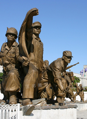 铜雕古代诗人人物 户外校园文化标志摆放铸铜 仿铜名人伟人站像