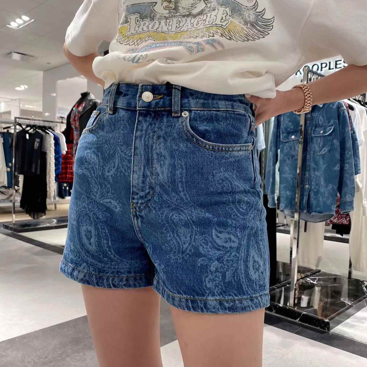 中古 Is Ness L Echoppe ショートパンツ サイズ 48 ネイビー 別注 Shorts