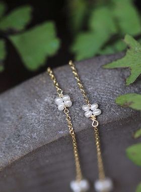 天然珍珠手链女小粒夏时尚个性