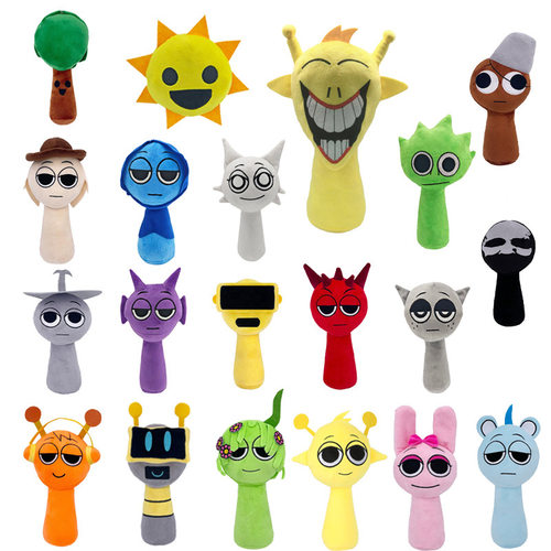 节奏盒子的毛绒玩具sprunki plush游戏周边儿童玩偶公仔生日礼物 - 图3