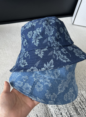 网红韩国花朵青年ins风渔夫帽子