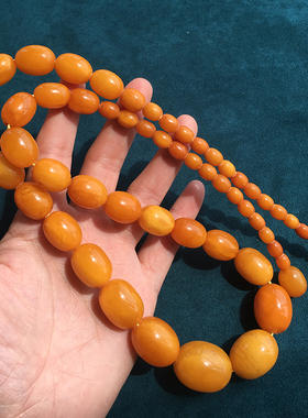 德国天然无优化项链老蜜蜡