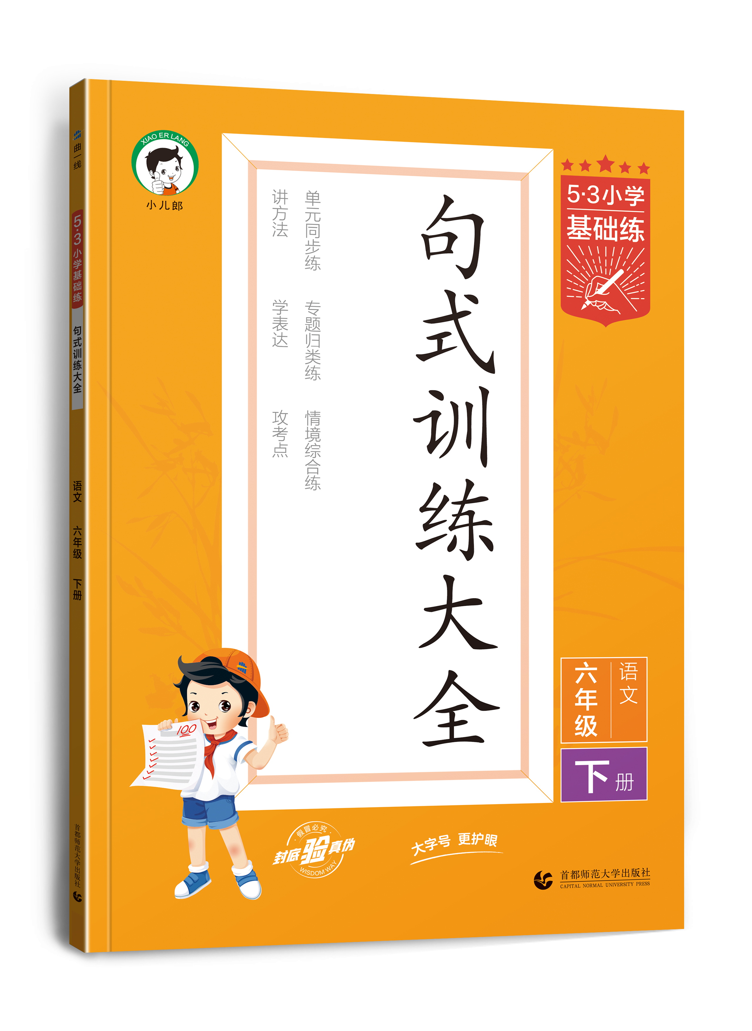 2024春新版曲一线官方正版小学53基础练句式训练大全六年级语文下册通用版53小学基础练6年级下册造句仿句写话小学生句式习题大全 - 图2