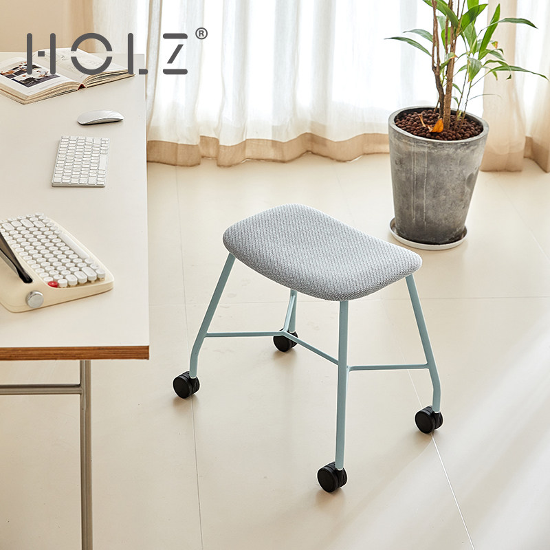 办公休闲椅可移动滑轮凳创意带轮坐椅书桌梳妆凳咖啡店餐厅软包椅,淘宝优惠券,粉丝福利购,淘宝优惠卷