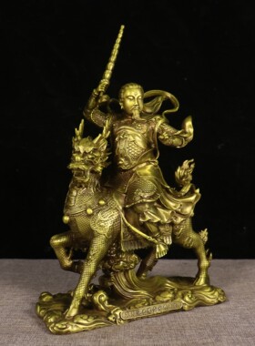 纯铜雷祖雷神摆件九天应元雷声普化天尊家居客厅店