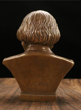 斯大林仿古风雕塑摆件纯黄铜