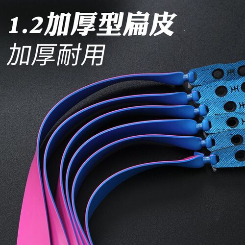 蓝粉耐磨扁皮筋组2012锥度弹力专用升级加强耐磨耐拉加厚皮筋 - 图3