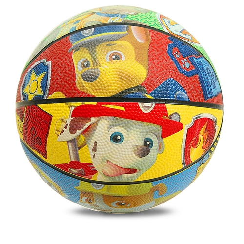 Резиновый баскетбольный мультяшный прыгучий мяч для детского сада