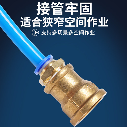 DN25内螺纹内丝PU直通快插1寸20内牙6分8-10-12-16mm气管快速接头 - 图3