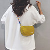 Linglan five-color ins trendy brand cross-body small dumpling bag