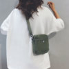 Lightweight small bag women's canvas 2026 new outdoor sports single shoulder small satchel bag casual versatile crossbody mobile phone bag