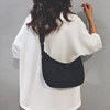Linglan five-color simple lazy style washed canvas bag