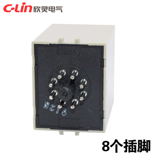 欣灵牌DZ02 0.5S AC24V 车床冲床机床专用时间继电器延时控制器 - 图1