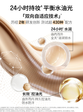 玫珂菲不挑皮粉底液持妆遮瑕