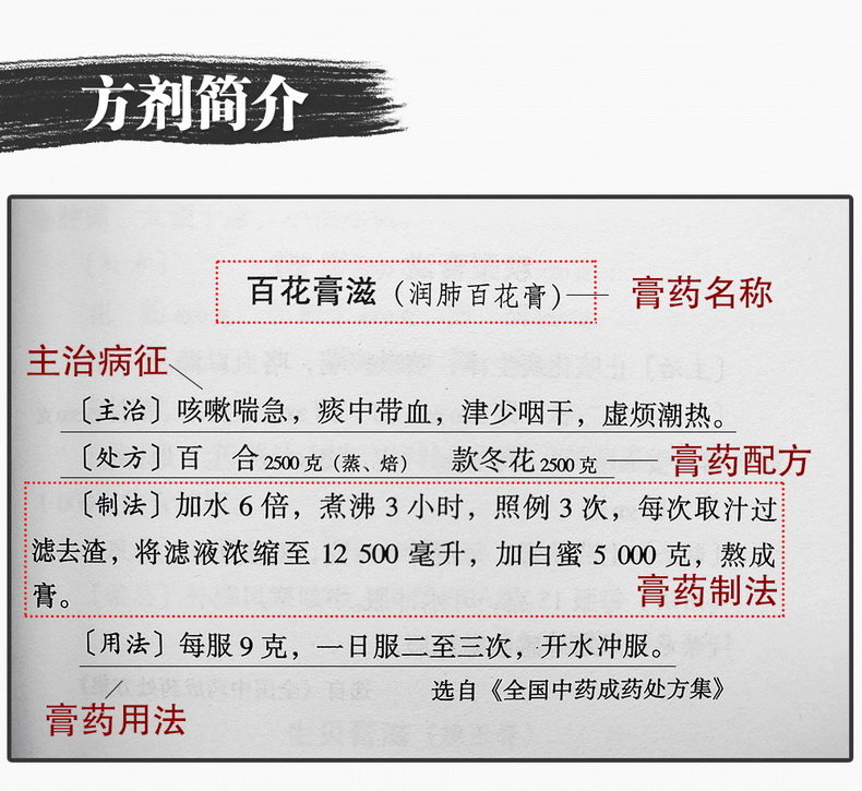 中医膏方辞典中国膏药学书膏丹丸散大典丹丸剂膏剂散剂分典方剂学药物组成制作方法临床用法功效主治中成药方验方名方中药配方大全 - 图3