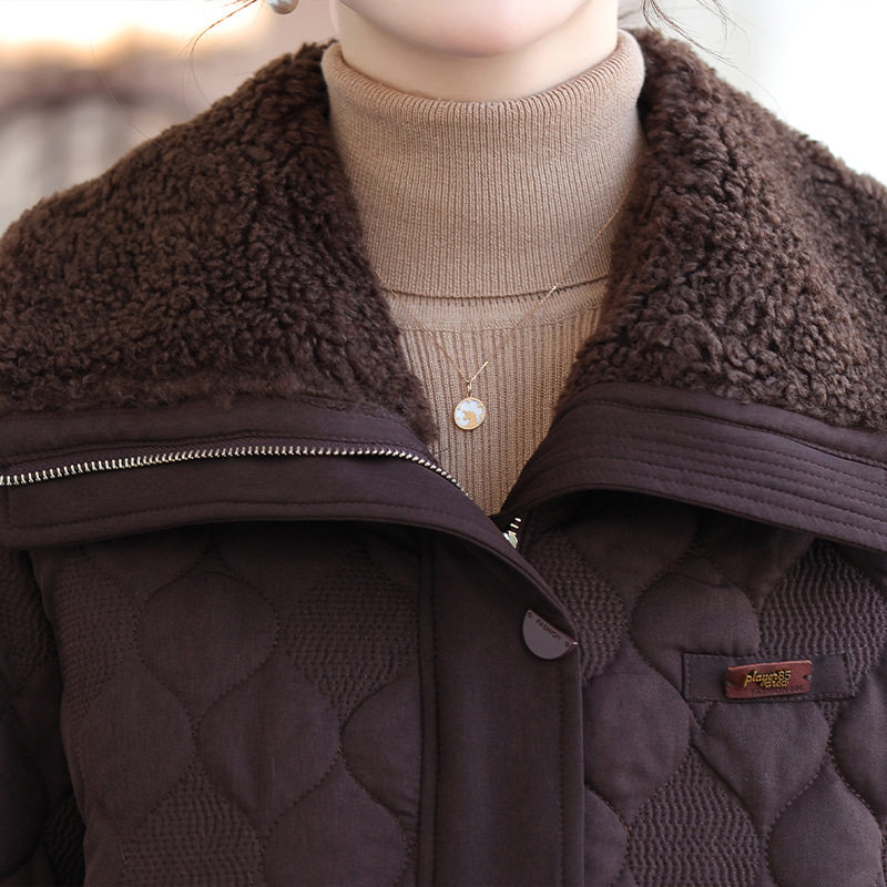 妈妈装气质棉服外套中年冬季新款洋气保暖棉衣小个子百搭棉袄,淘宝优惠券,粉丝福利购,淘宝优惠卷