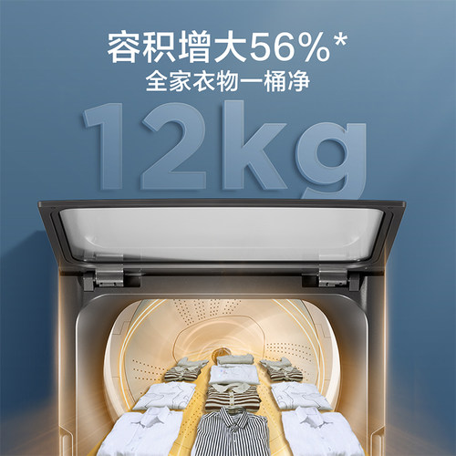 小天鹅10/12kg水魔方家用变频波轮全自动大容量洗脱洗衣机 M08DT - 图0