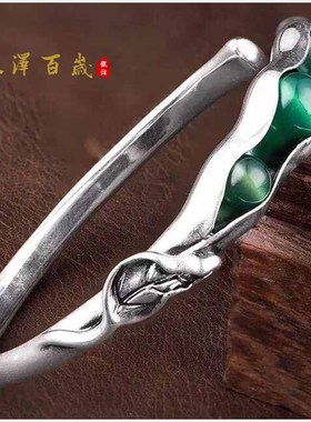 足银手镯古法传承银包玉