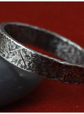 银手镯足银雪花银锤纹方形