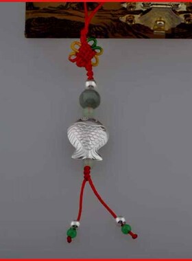 编织中国结玉珠手机链