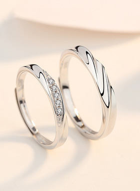 钻戒结婚订婚情侣戒指钻戒