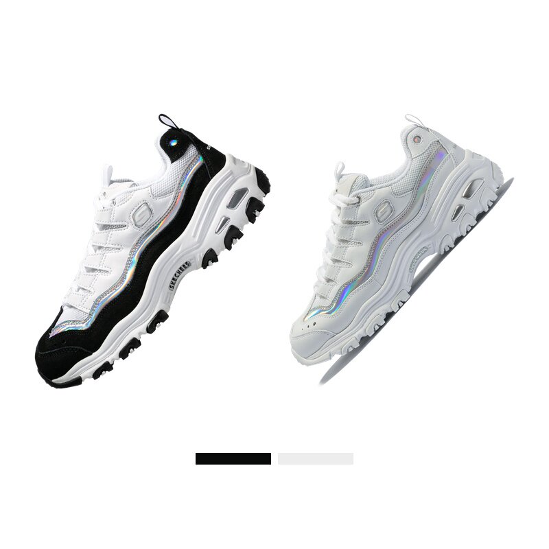 skechers复古厚底老爹女士熊猫鞋 SKECHERS海外板鞋/休闲鞋