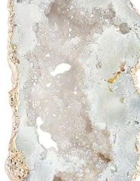 不规则天然项链水晶花吊坠原石玛瑙切片染色包金边项饰手工