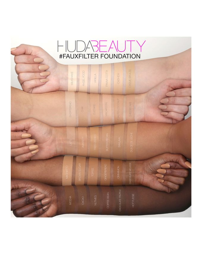 代购Huda Beauty Faux Filter Foundation哑光遮瑕粉底液滤镜粉底 - 图2