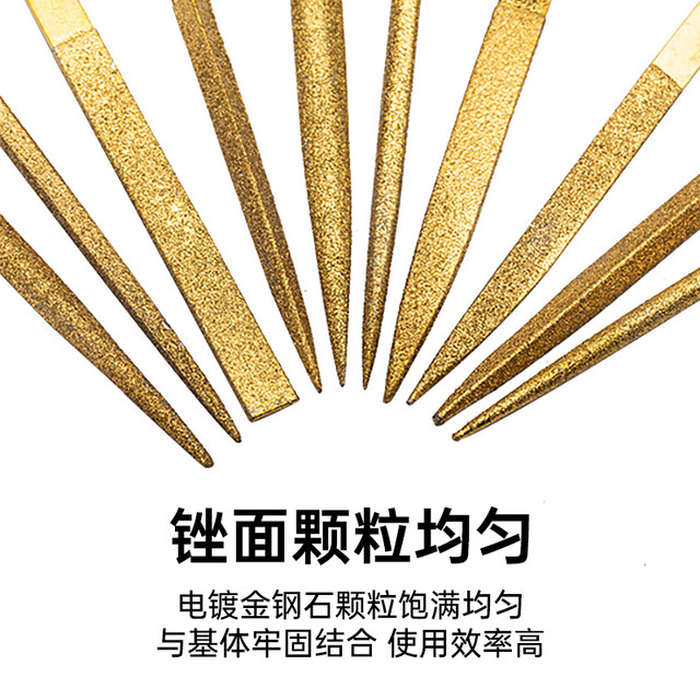 Great Wall Seiko File Assorted Files Diamond Flat Files Round Triangle Small Smash Knife Set Woodworking Grinding Tools