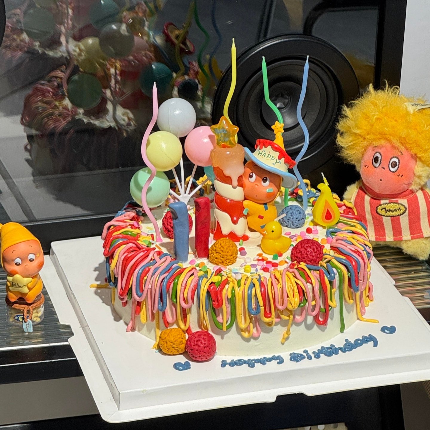 网红蜡烛星星人蛋糕装饰摆件多色小球儿童生日烘焙装扮插件配件,淘宝优惠券,粉丝福利购,淘宝优惠卷