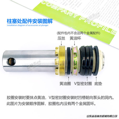 三缸柱塞泵漏水配件22/26/28/30/60水封易损密封圈维修理包橡胶件 - 图0