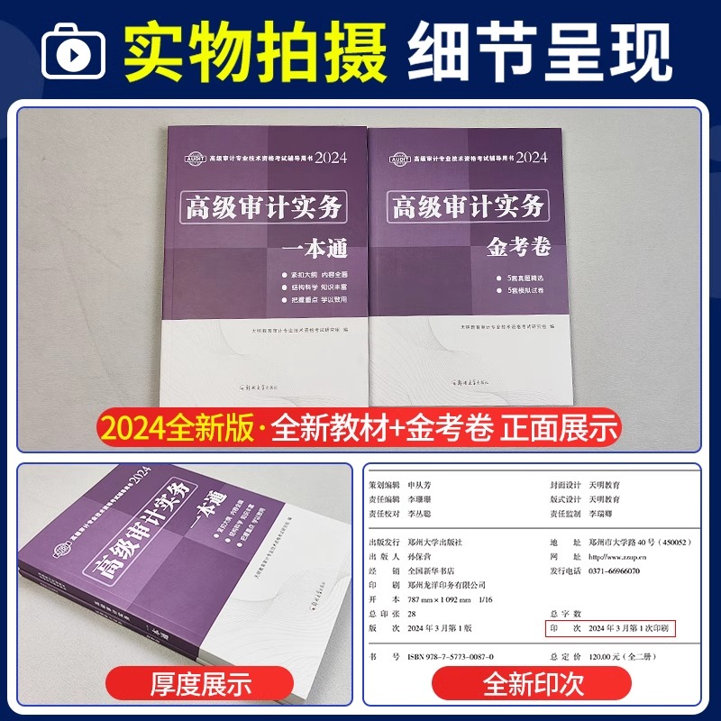 高级审计师教材2024年新版高级审计师辅导用书历年真题试卷解析高级审计实务一本通模拟卷题库全套高级审计师考试复习指南真题网课 - 图1