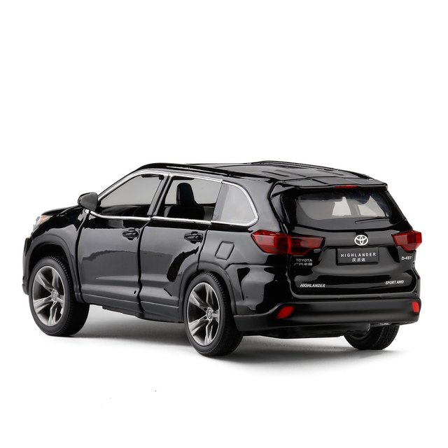 Toyota Highlander Car Model Metal Toy Car Men