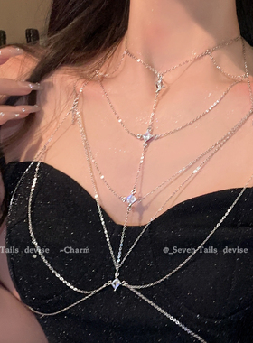 纯欲风~项链女潮酷辣妹身体链