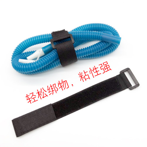 反扣尼龙魔术贴扎带电脑理线带自粘式勾毛同体捆绑收纳粘扣带定制 - 图0